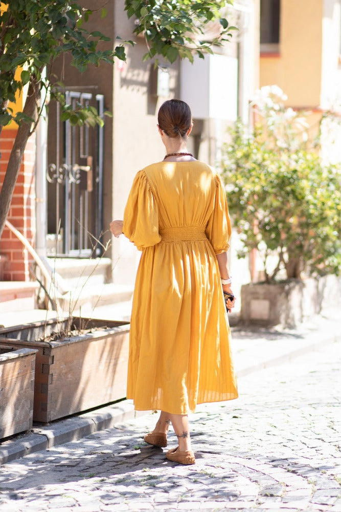 Armürlü Dokulu Elbise | 01