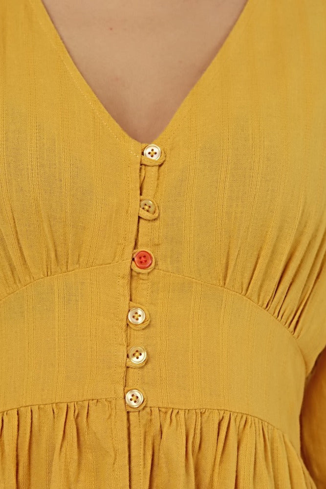 Armürlü Dokulu Elbise | 01