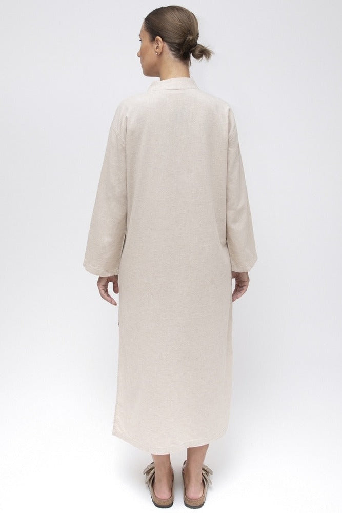 Keten Kaftan Elbise